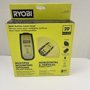 Ryobi Multi Surface Laser Level - ELL1750 20 ft. laser range
